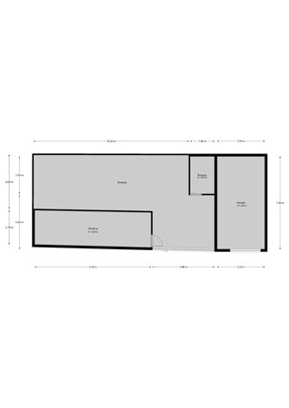 Floorplan - Gaagweg 36B, 2636 AK Schipluiden